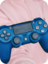 Control azul de ps4
