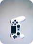 Control blanco de ps4