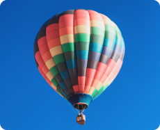 Globo en el cielo