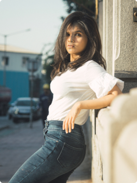 Mujer con jean