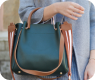 Bolso azul