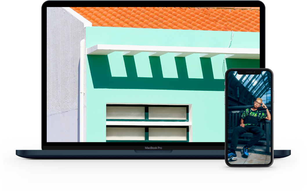 Imagen de laptop y mobile